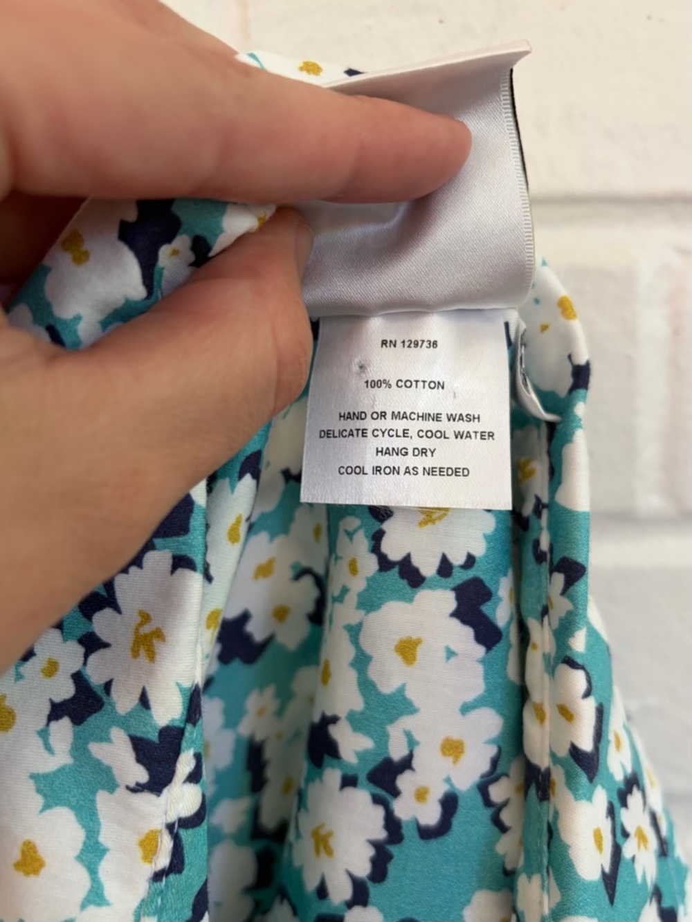 Finley Doris Daisy Button Front Dress, SZ S EUC MSRP $315 - Picture 9 of 9